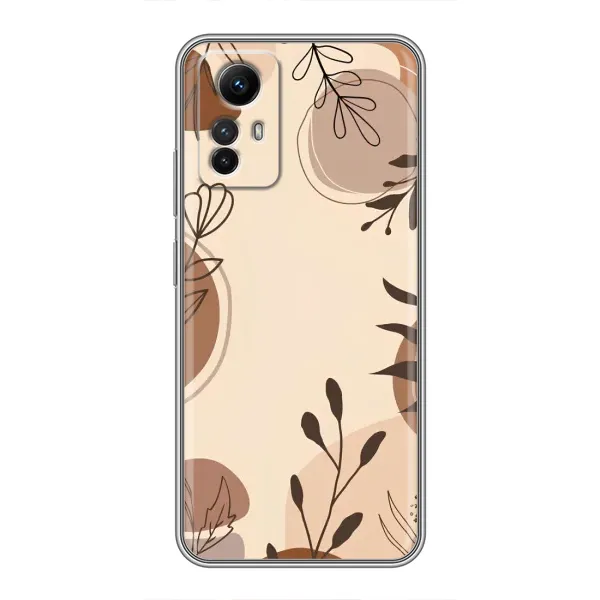 Чохол з принтом «Коричневі квіти» для Xiaomi Redmi Note 12s Чохол з принтом «Коричневі квіти» для Xiaomi Redmi Note 12s