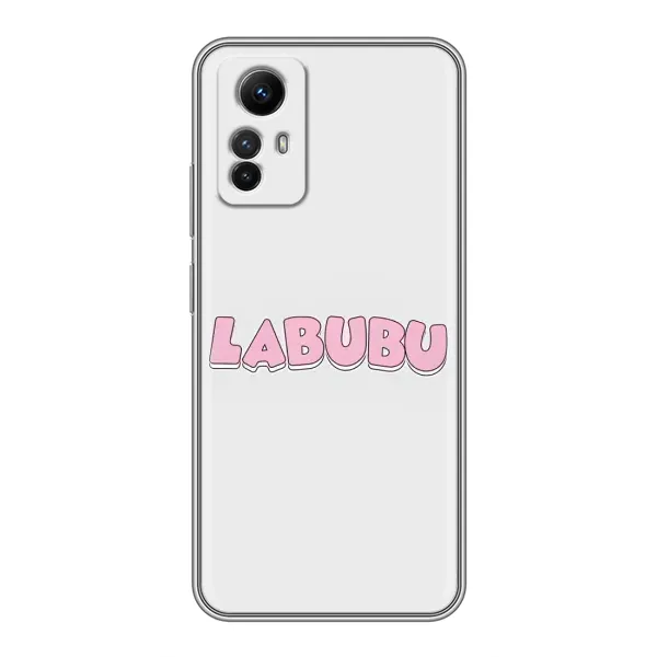 Чохол з принтом «Лого Лабубу» для Xiaomi Redmi Note 12s