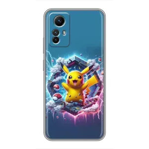 Чохол з принтом «Лого Пікачу» для Xiaomi Redmi Note 12s