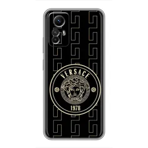 Чохол з принтом «Лого Версаче» для Xiaomi Redmi Note 12s