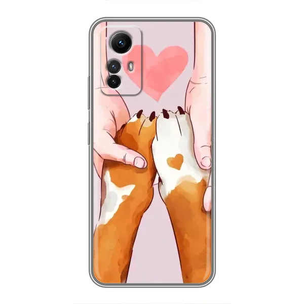 Чохол з принтом «Любовь до собак» для Xiaomi Redmi Note 12s