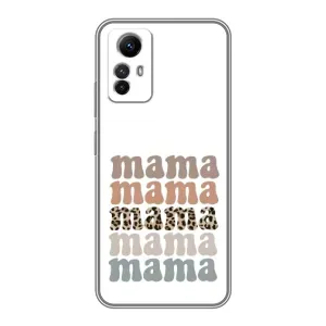 Чохол з принтом «Текстовий колаж мама» для Xiaomi Redmi Note 12s