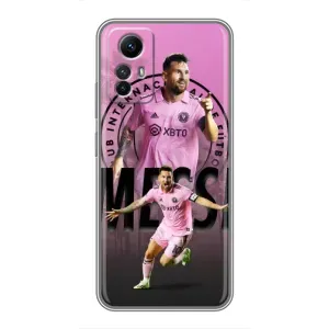 Чохли для Сяомі Рєдмі Нот 12-с - Лео Мессі Маямі (Messi Miami)