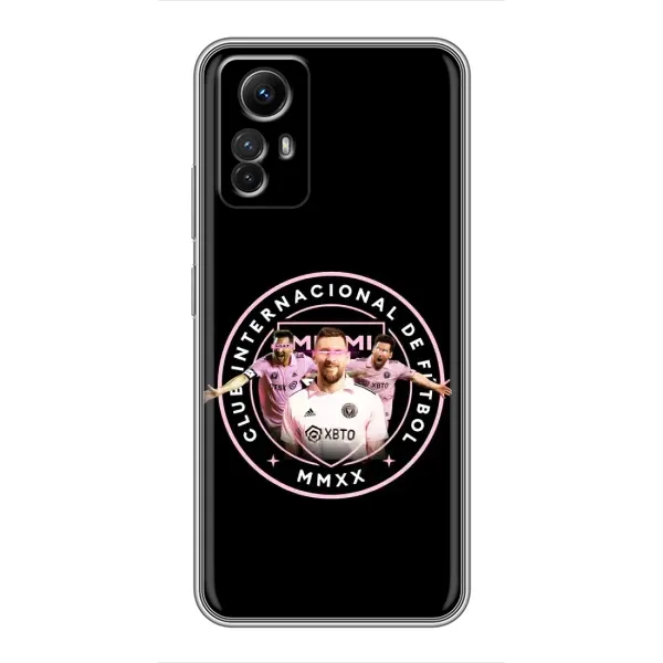 Чохол з принтом «Мессі в лого» для Xiaomi Redmi Note 12s Чохол з принтом «Мессі в лого» для Xiaomi Redmi Note 12s
