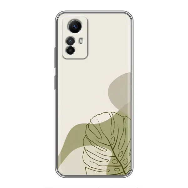 Чохол з принтом «Зелена монстера дизайн» для Xiaomi Redmi Note 12s Чохол з принтом «Зелена монстера дизайн» для Xiaomi Redmi Note 12s