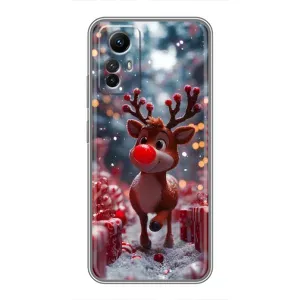 Чехол с принтом «Олень среди подарков» для Xiaomi Redmi Note 12s