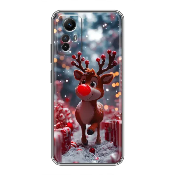 Чехол с принтом «Олень среди подарков» для Xiaomi Redmi Note 12s