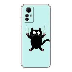 Чохол з принтом «Падаючий кіт» для Xiaomi Redmi Note 12s