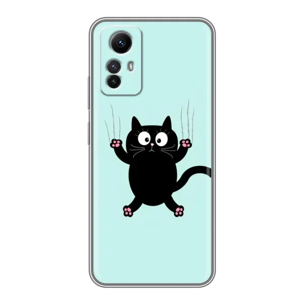 Чохол з принтом «Падаючий кіт» для Xiaomi Redmi Note 12s
