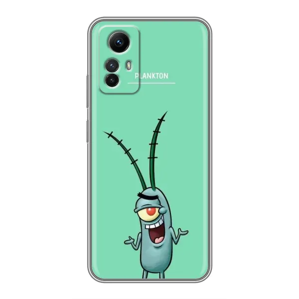 Чохол з принтом «Персонаж Планктон» для Xiaomi Redmi Note 12s Чохол з принтом «Персонаж Планктон» для Xiaomi Redmi Note 12s