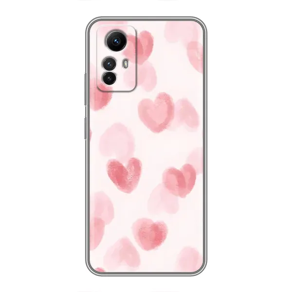 Чохол з принтом «Рожеві сердечки» для Xiaomi Redmi Note 12s Чохол з принтом «Рожеві сердечки» для Xiaomi Redmi Note 12s