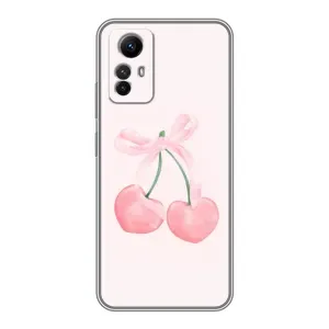 Чохол з принтом «Рожеві вишні» для Xiaomi Redmi Note 12s