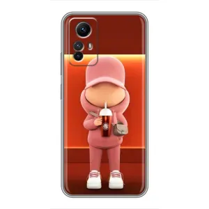 Крутые Чехлы Луи Виттон для Xiaomi Redmi Note 12s (AlphaPrint) (С Кофе)