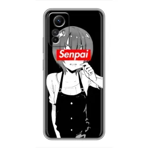 Чехол с принтом «Senpai» для Xiaomi Redmi Note 12s