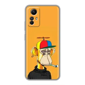 Чехлы с Обезьянами NFT для Xiaomi Redmi Note 12s (AlphaPrint) (Скучающая Обезьяна NFT)