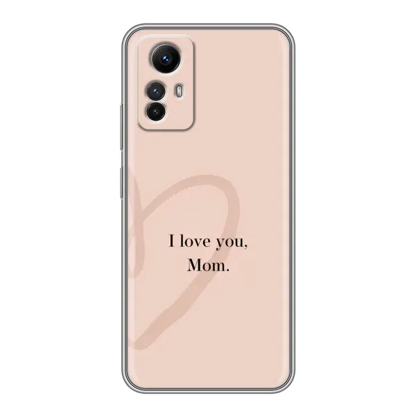 Чохол з принтом «Серце мамі» для Xiaomi Redmi Note 12s Чохол з принтом «Серце мамі» для Xiaomi Redmi Note 12s