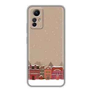 Новорічні, Святкові Чохли для Xiaomi Redmi Note 12s - 2024 год (Зимове місто)
