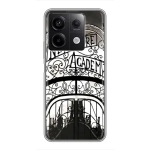 Чехол с дизайном Венздей 2 на Xiaomi Redmi Note 13 (5G) (Ворота Академии Невермор)