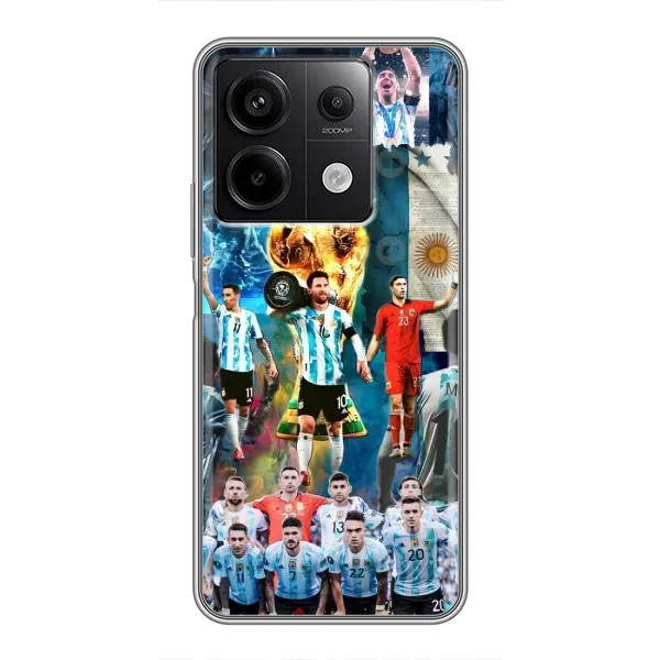 Чохол з принтом «Аргентина Мессі» для Xiaomi Redmi Note 13 (5G) Чохол з принтом «Аргентина Мессі» для Xiaomi Redmi Note 13 (5G)