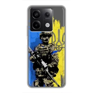 Чехлы с картинкой ЗСУ для Xiaomi Redmi Note 13 (5G) (AlphaPrint) (АРТ солдат)