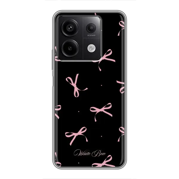 Чохол з принтом «Банти на чорному» для Xiaomi Redmi Note 13 (5G)