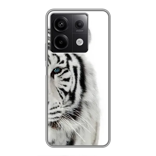 Чехол с принтом «Белый Тигр» для Xiaomi Redmi Note 13 (5G) Чехол с принтом «Белый Тигр» для Xiaomi Redmi Note 13 (5G)