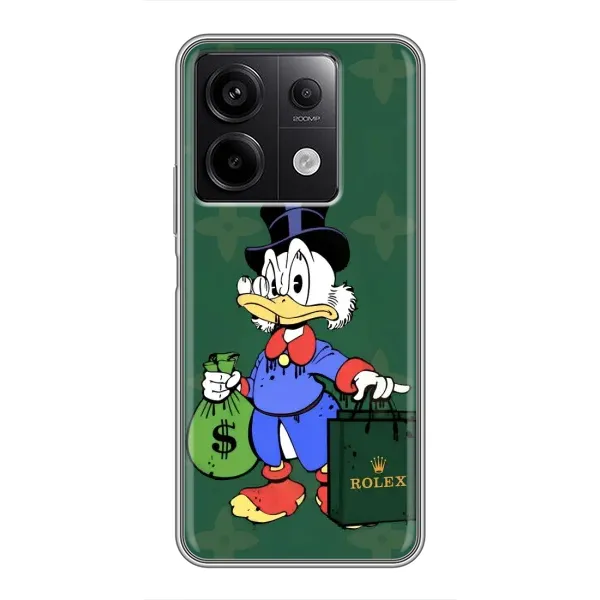 Чехол с принтом «Богатая Утка» для Xiaomi Redmi Note 13 (5G)