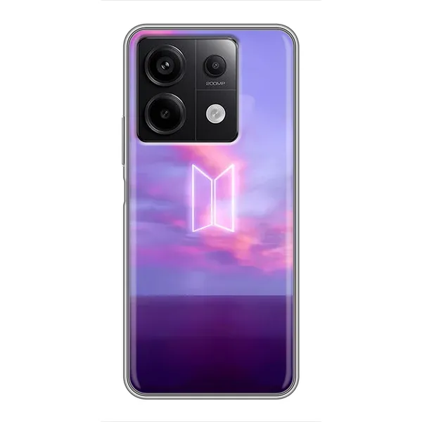 Чохол з принтом «BTS логотип» для Xiaomi Redmi Note 13 (5G)