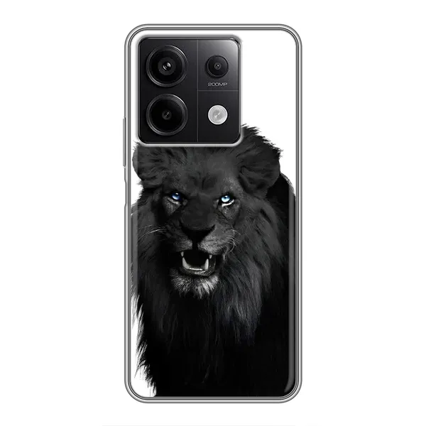 Чехол с принтом «Черный ЛЕВ» для Xiaomi Redmi Note 13 (5G) Чехол с принтом «Черный ЛЕВ» для Xiaomi Redmi Note 13 (5G)