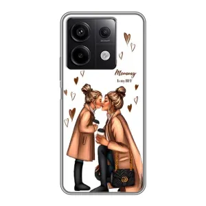 Чохол з друком для Xiaomi Redmi Note 13 (5G) - (Мама з дитинкою) (AlphaPrint) (Донька і мама)