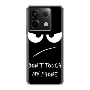 Чехол с принтом «Dont Touch» для Xiaomi Redmi Note 13 (5G)