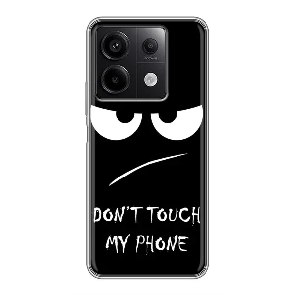 Чехол с принтом «Dont Touch» для Xiaomi Redmi Note 13 (5G) Чехол с принтом «Dont Touch» для Xiaomi Redmi Note 13 (5G)