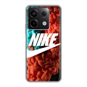 Чехол для Xiaomi Redmi Note 13 (5G) - с принтом Найк (AlphaPrint) (Дымчатый найк)