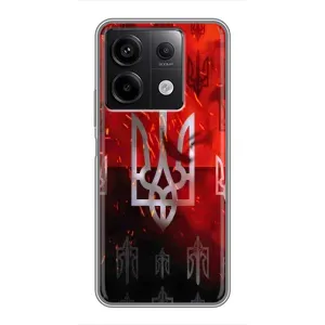 Украинские Чехлы для Xiaomi Redmi Note 13 (5G) с картинкой УПА (AlphaPrint) (ГЕРБ УПА)