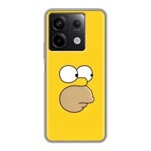Чехол с Симпсонами для Xiaomi Redmi Note 13 (5G) (VPrint) (Гомер)