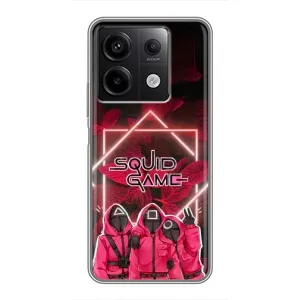 Чехол Гра в кальмара для Xiaomi Redmi Note 13 (5G) (Охранники Игра кальмара)