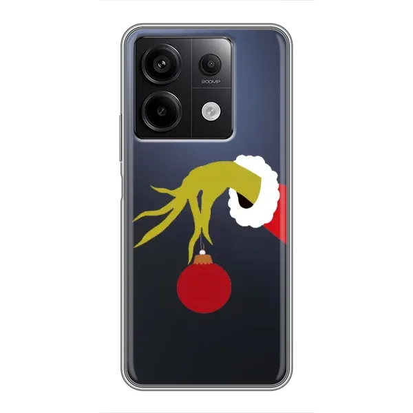 Чехол с принтом «Гринч с игрушкой» для Xiaomi Redmi Note 13 (5G)