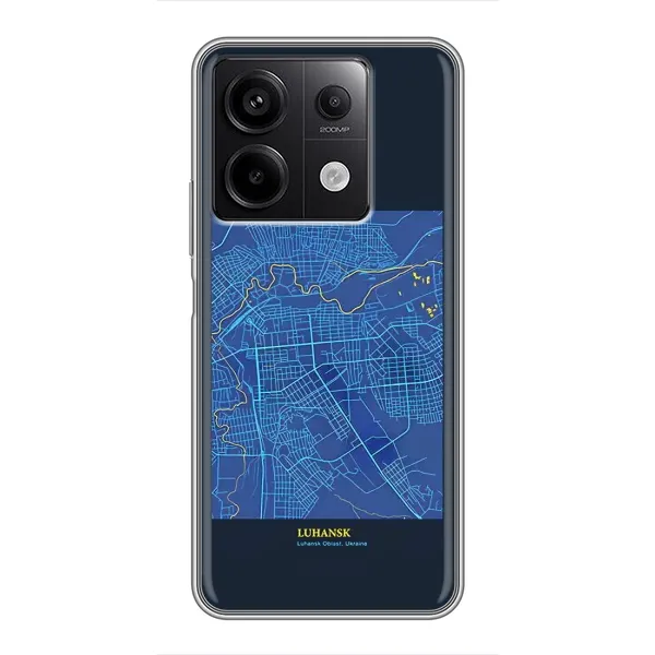 Чехол с принтом «Гуганск» для Xiaomi Redmi Note 13 (5G)