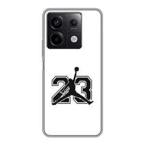 Чехлы для Xiaomi Redmi Note 13 (5G) - с картинкой JORDAN (AlphaPrint) (Jordan 23)