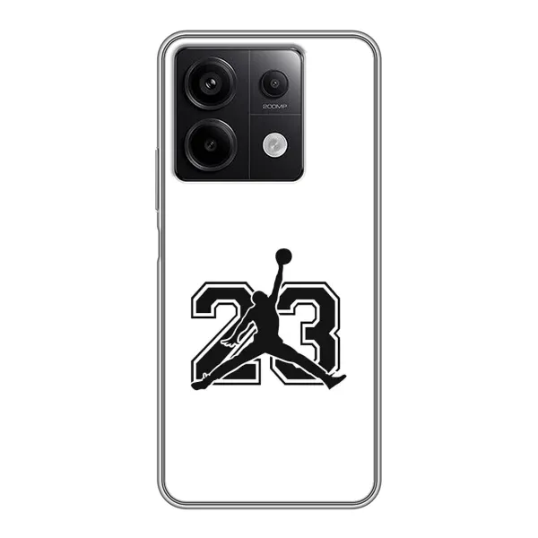 Чехол с принтом «Jordan 23» для Xiaomi Redmi Note 13 (5G) Чехол с принтом «Jordan 23» для Xiaomi Redmi Note 13 (5G)