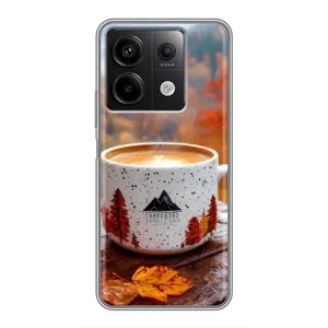 Чохол з принтом «Кава на природі» для Xiaomi Redmi Note 13 (5G)