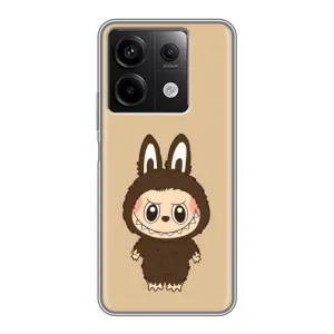 Чехол с Лабубу на Xiaomi Redmi Note 13 (5G) (Bored Ape в красном)