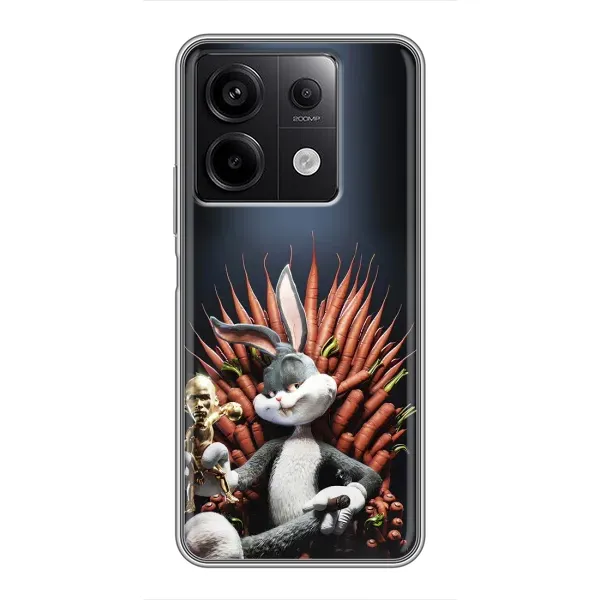 Чехол с принтом «Король Кролик» для Xiaomi Redmi Note 13 (5G) Чехол с принтом «Король Кролик» для Xiaomi Redmi Note 13 (5G)