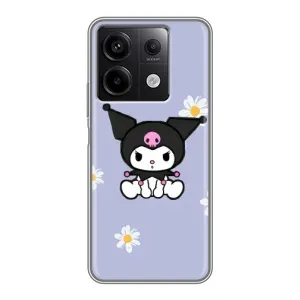 Чохол з кроликом Куромі на Xiaomi Redmi Note 13 (5G) (Куромі в квітах)