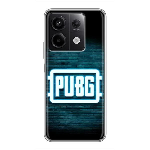 Чехол с принтом «Лого PUBG» для Xiaomi Redmi Note 13 (5G)