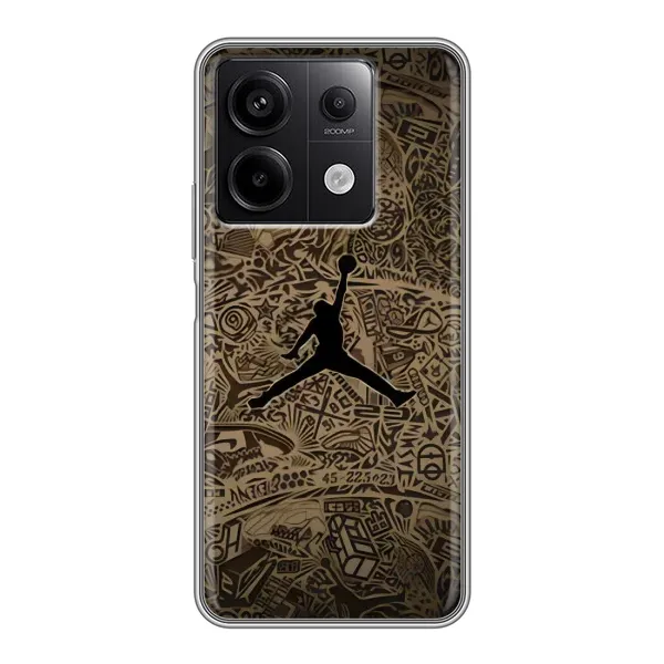 Чехол с принтом «Logo Jordan» для Xiaomi Redmi Note 13 (5G) Чехол с принтом «Logo Jordan» для Xiaomi Redmi Note 13 (5G)