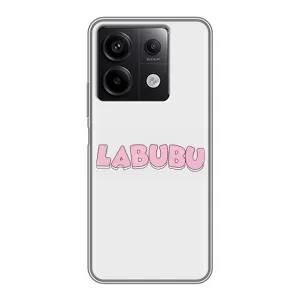 Чехол с Лабубу на Xiaomi Redmi Note 13 (5G) (Лого Лабубу)