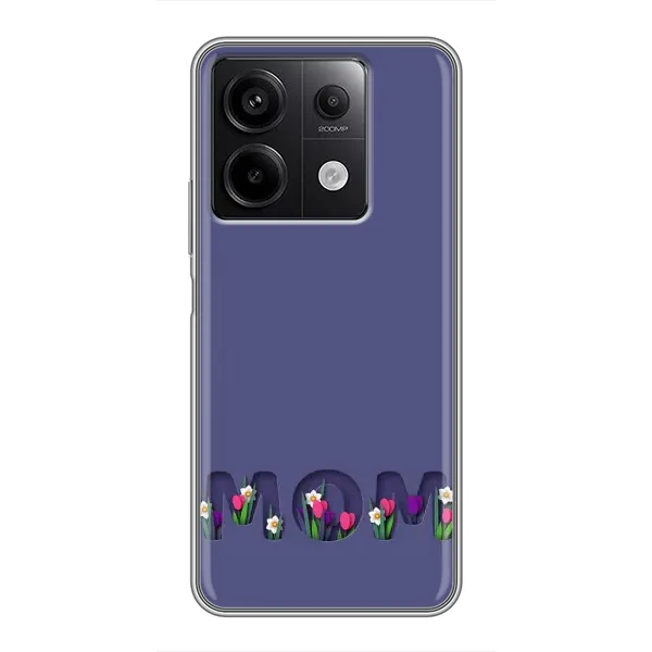 Чохол з принтом «Мама в квітах» для Xiaomi Redmi Note 13 (5G) Чохол з принтом «Мама в квітах» для Xiaomi Redmi Note 13 (5G)