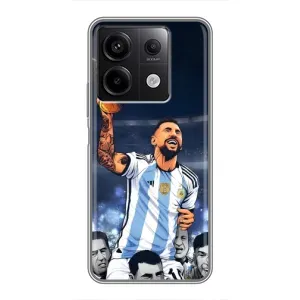 Чохли для Xiaomi Redmi Note 13 (5G) (Leo чемпіон) (AlphaPrint) (Мессі з кубком)