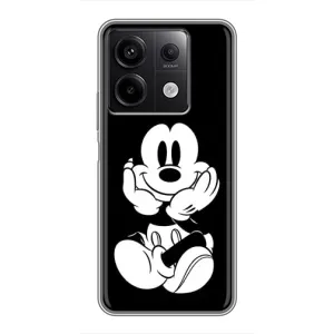 Міккі Маус чохол для Xiaomi Redmi Note 13 (5G) (AlphaPrint - Мультяшні) (Маус на чорному)
